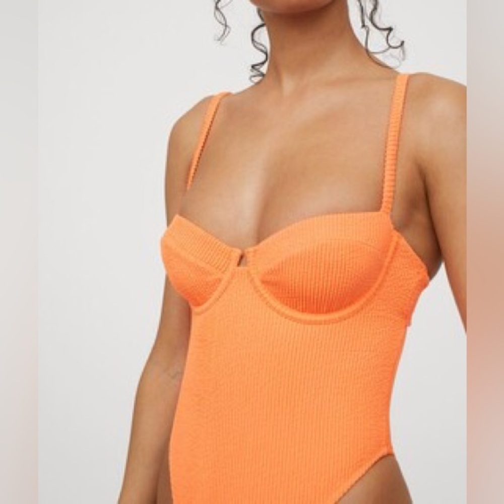 H&M Orange one piece swim